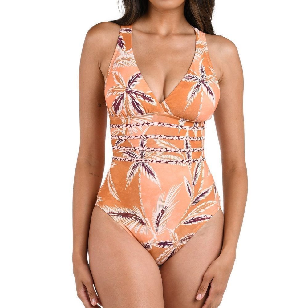 La Blanca Sandy Cove Multi-Strap Cross-Back One Piece